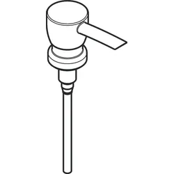 Hansgrohe Pumpe Lotionsspender Hansgrohe Axor brushed 98515820