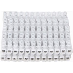 Kopp Lüsterklemme 357300048, 12 Leiter, bis 6mm² Querschnitt, transparent, 10 Stück