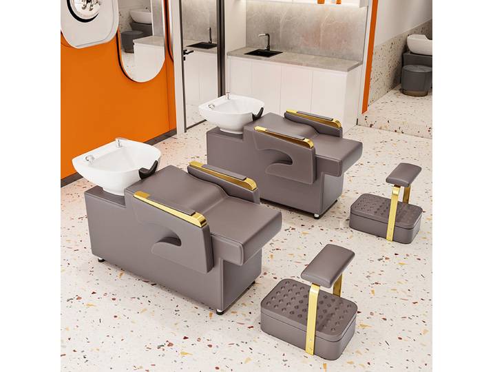 Style Semi inclinable chaise De luxe Salon De beauté tête SPA chaise De lavage De cheveux shampooing moderne Silla De Lavado De Cabello meubles