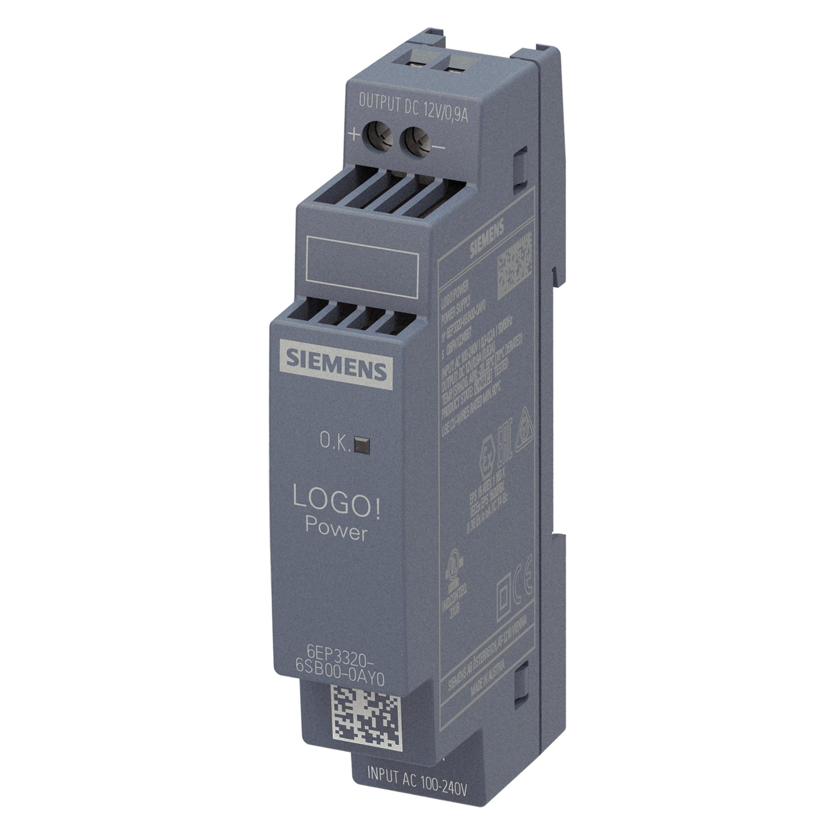 Siemens LOGO!POWER 12V / 0.9A (6EP3320-6SB00-0AY0)