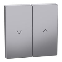 Wippe Edelstahl Rollladenschalter Typ MEG3855-6036, einteilige Wippe, lackiert edelstahl, Retail