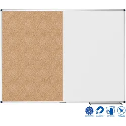 Legamaster, Pinnwand, Comboboard Unite 90 cm x 120 cm, Braun/Weiss (Pinnwand, 120 x 90 cm)