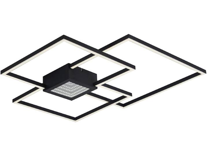 Deckenlampe LED ALEXINE 66cm 50W schwarz