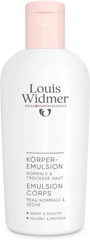Louis Widmer - Körperemulsion ohne Parfum, 200 ml