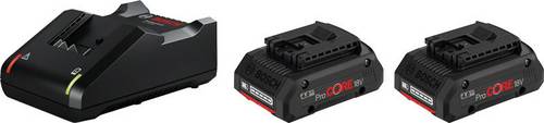Bosch Professional 1600A01BA3 2x ProCORE18V 4.0Ah + GAL 18V-40 Professional Werkzeug-Akku und Ladegerät 18 V 4 Ah Li-Ion