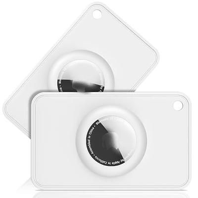 für Airtag-Geldbörsenhalter, flexible, schlanke Airtag-Geldbörsenkarte aus Silikon – ultradünne Airtag-Hülle – Geldbörsen-Airtag-Halter bleibt versteckt für Geldbörsen, Handtaschen, Rucksäcke, Geldbörsen und Clutches