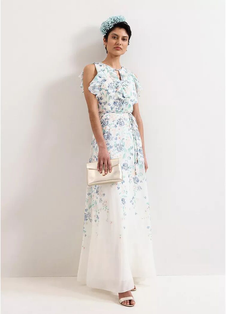 Phase Eight - Maxikleid, für Damen, Elfenbein, Größe 34