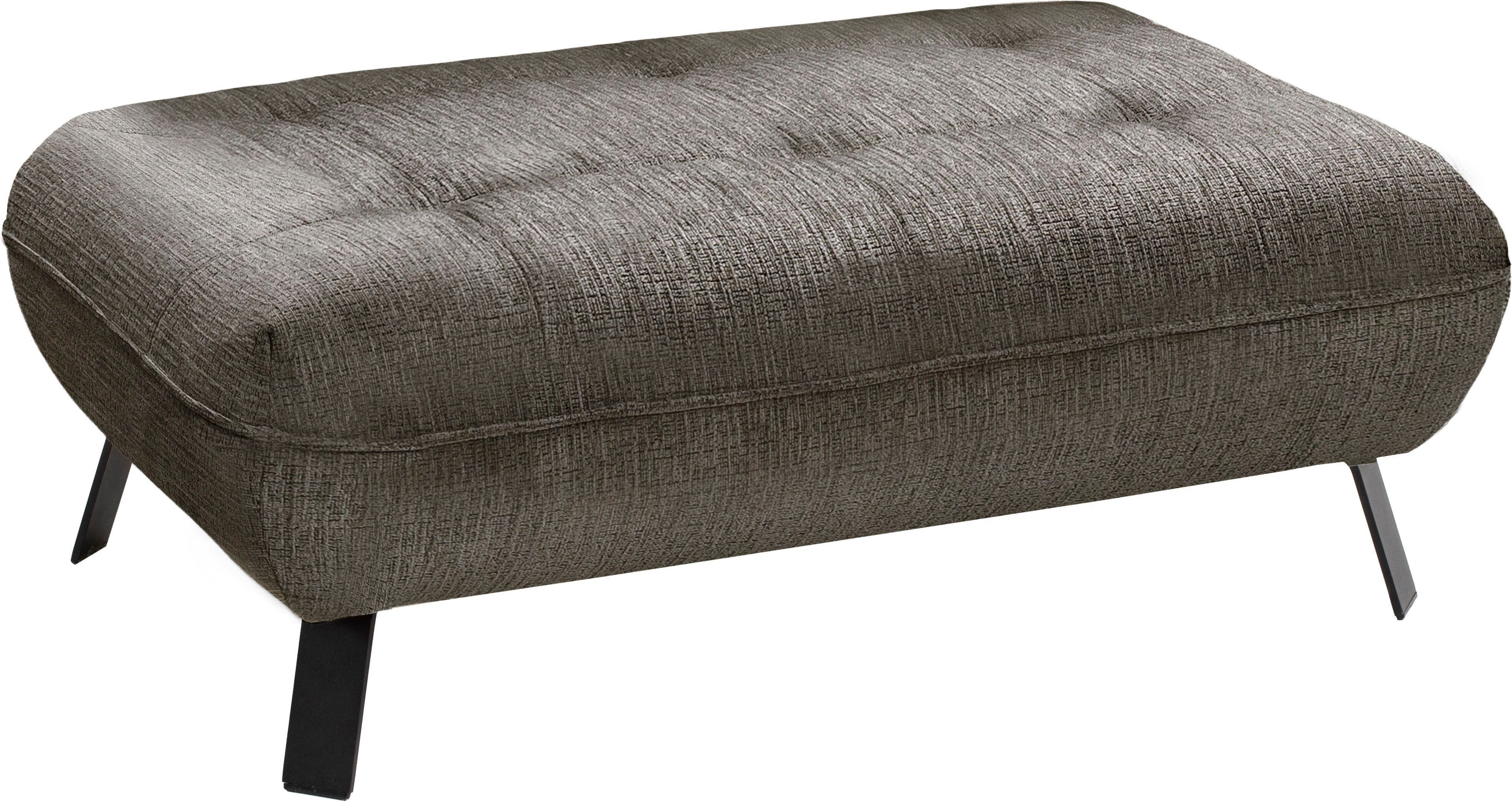 Hocker EXXPO - SOFA FASHION, grau (espresso), B:110cm H:44cm T:78cm, Hocker, Hocker, bequem und modern