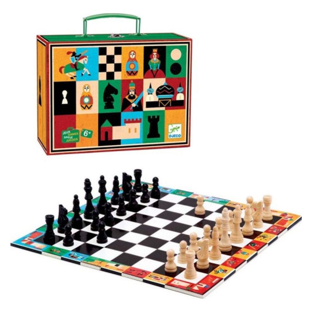 Djeco Schach und Dame (mult) (DJ05225)