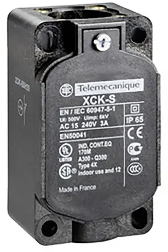 Schneider Electric XB4BC21GEX Kompletter Drucktaster, Harmony XB4, Explosionsfähige Atmosphäre, schwarzer Pilzdrucktaster Kleinverteilerzubehör
