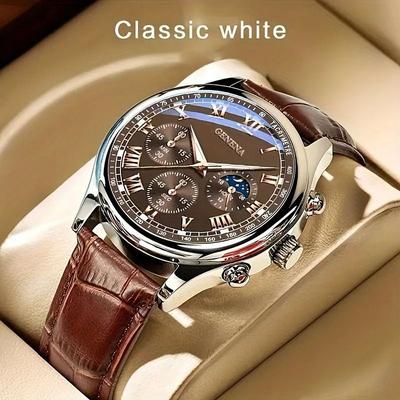 Uplift Essentials Mens Luxury Business Watch High Quality Quartz Sport Watch With Luminous Display Mens Luxury Business Watch High Quality Quartz Sport Watch With Luminous Display