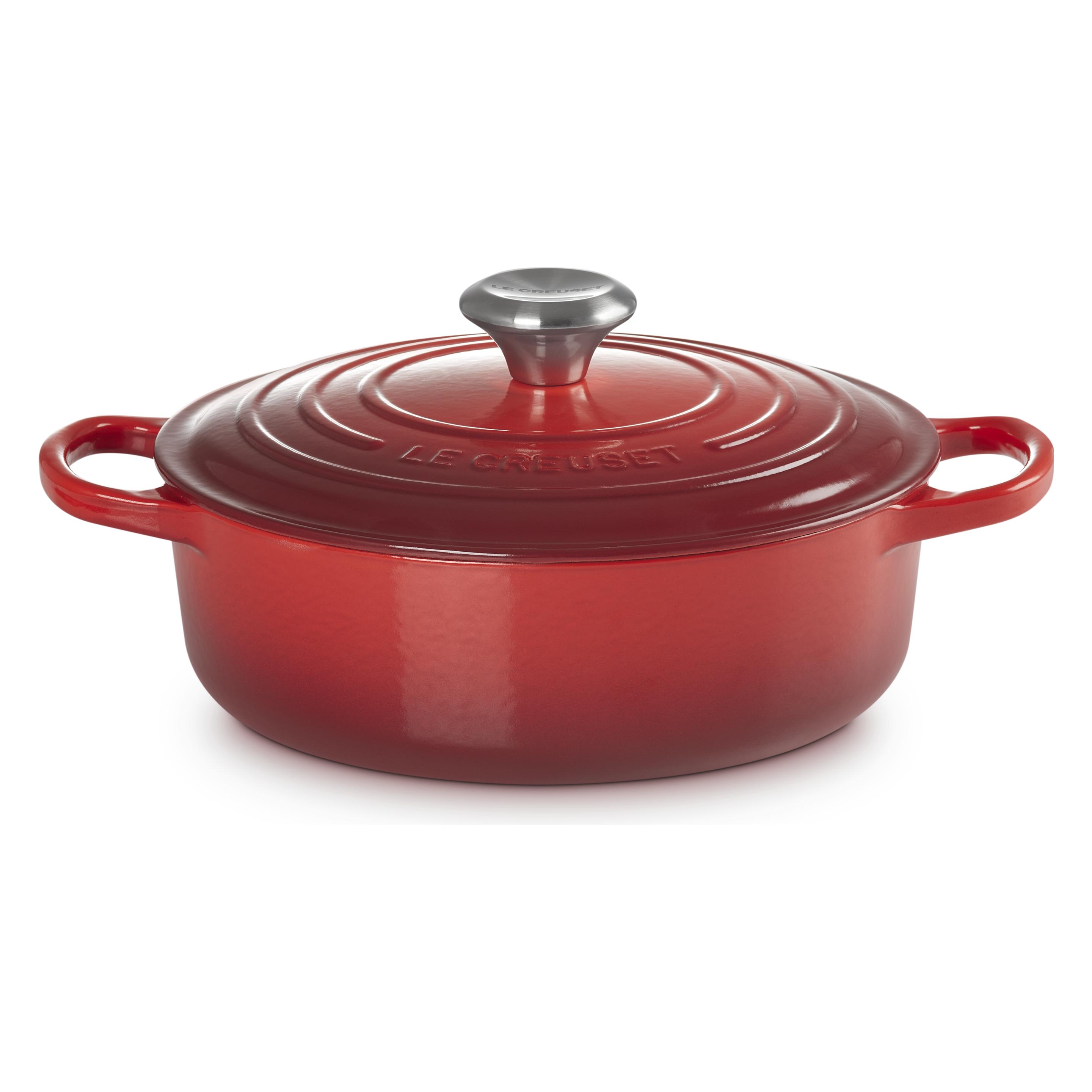 Le Creuset Signature (Bräter + Schmortopf, Emaille, Gusseisen, 24 x 13.80 cm) (21179240602430)