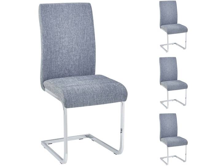SCHWINGSTUHL LETICIA 4er-Set grau