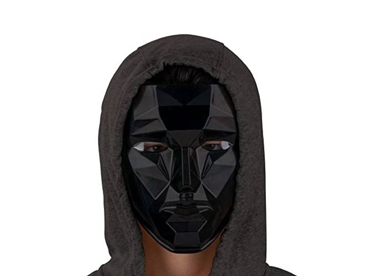 Disguise Squid Game Front Man Mask, Officiële Squid Game Maskers Kostuum Accessoires, Volwassen maat, Zoals afgebeeld, One Size