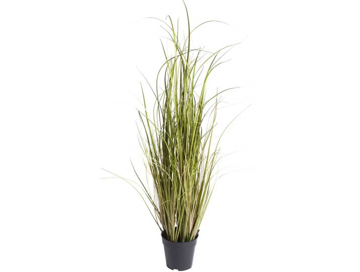 Kunstgras BOTANIC-HAUS Grasarrangement Arusha , bunt (grün, hellbraun), B:45cm H:100cm T:45cm Ø:45cm, Kunststoff, Kunstpflanzen, Kunstgras