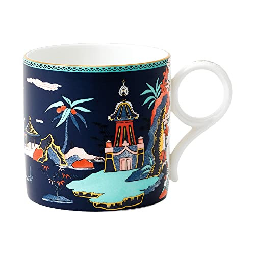 Wedgwood Wonderlust Mok Blauwe Pagode Bone China