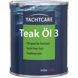 Yachtcare Teaköl 1L - Hochwertiges Holzöl mit UV-Schutz für Teakholz im Außenbereich, pflegt und schützt gegen Wetter und Vergrauung, ideal für Boote und Gärten