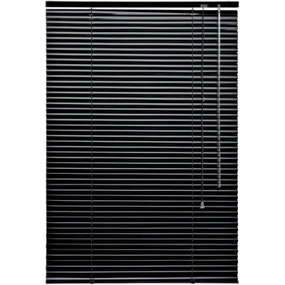Jalousie LIEDECO "Aluminium-Jalousie" Gr. 8, schwarz, B:180cm H:160cm, Jalousien, Aluminium