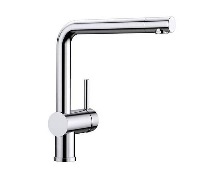 Blanco Küchenarmatur, Chrom, Metall, 10.9x28.4x26.3 cm, flexible Anschlussschläuche, schwenkbarer Auslauf 360°, Küchen, Küchenausstattung, Küchenarmaturen