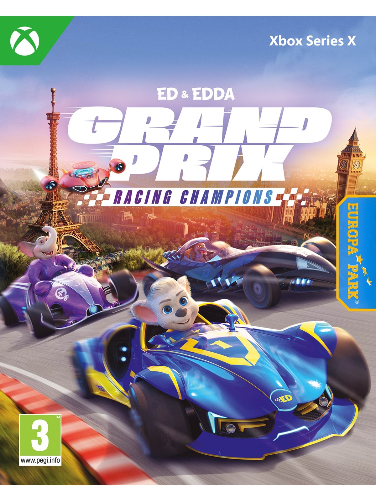 Ed & Edda: Grand Prix - Racing Champions - Microsoft Xbox Series X - Rennspiel - PEGI 3