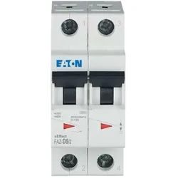 Eaton Leitungsschutzschalter 2p. FAZ-D5/2