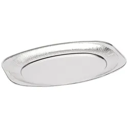 MONOUSO - Aluminium Schale Oval 870ml (10 Stück)