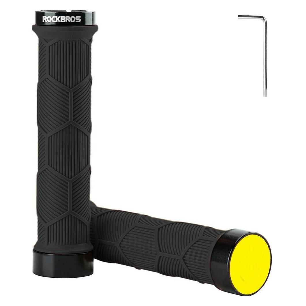 Rockbros 40720007001 Fahrradgriffe mit Reflektor - Schwarz (1701423730)