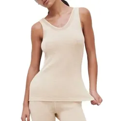 Femilet Juliana Top Elfenbein Merinowolle 48 Damen