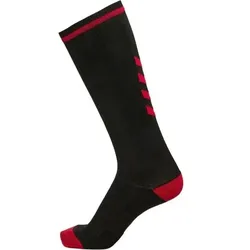 hummel Elite Indoor Socken High - black/red - 27-30