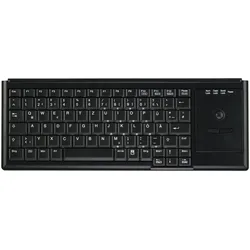 Active Key AK-4400-TU USB Mini-Tastatur mit integriertem Trackball Schwarz
