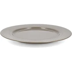 Lyngby Porcelaen - Rhombe Earth Dinner plate - Clay - Ø27 cm, Teller, Braun