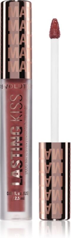 Revolution Lasting Kiss Liquid Matte Stain light liquid matt lipstick shade Sultry Mauve 2.5 ml