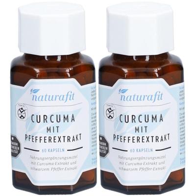 Naturafit Curcuma mit Pfeffer Kapseln 2x 2x60 St