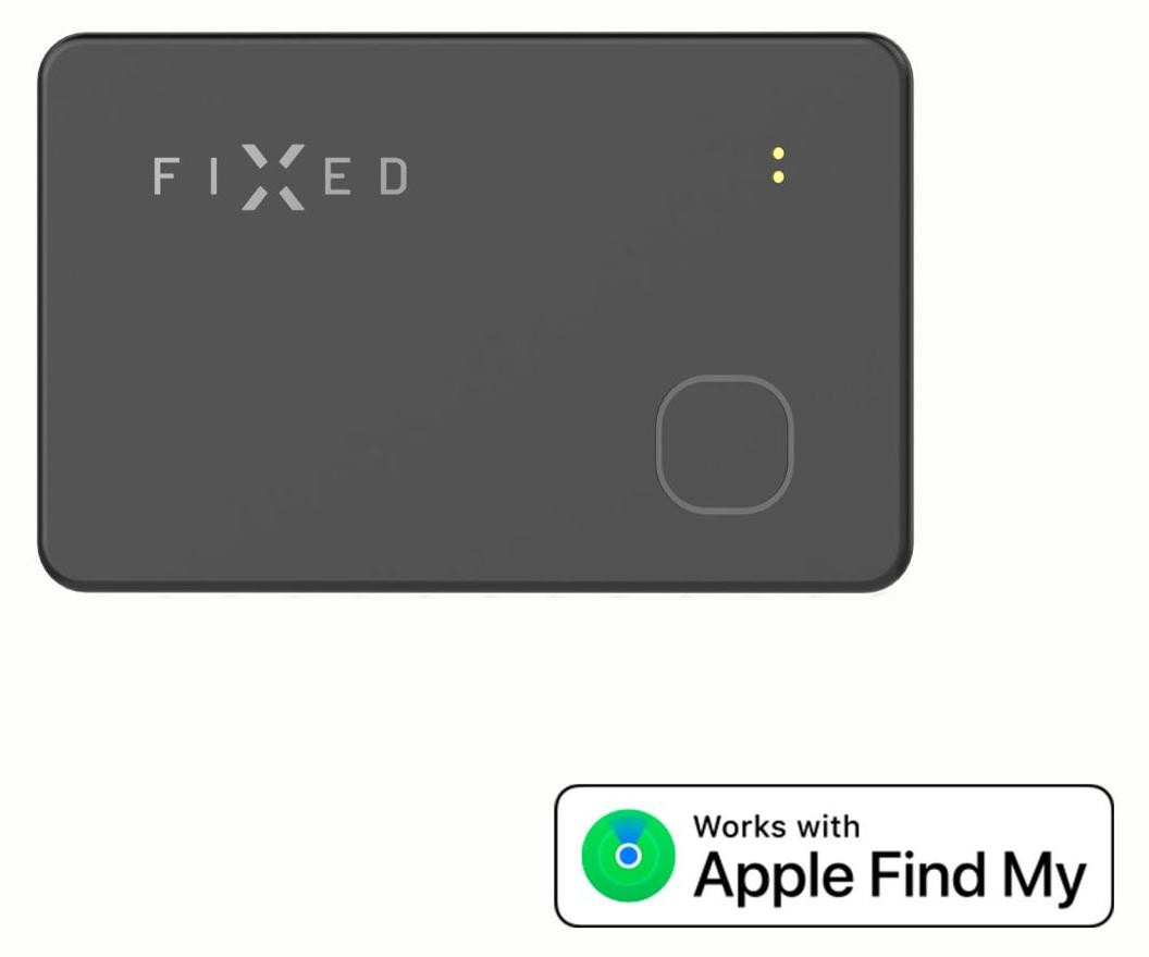 Fixed Tag Card Bluetooth Tracker voor iOS - Oranje