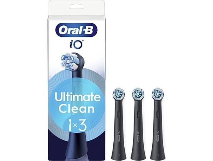 Brossettes dentaires Oral-B Série iO refills x3 Ultimate Clean Noir BRAUN