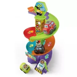 Fröhliches Auto-Rutschbahn-Spielset – mit 1 kleinem Auto