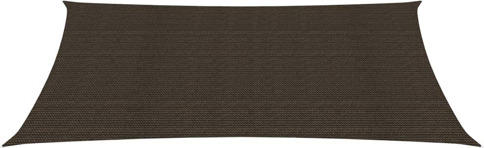 Dakota Fields Arson Sunshade Sail 160 G/M² Anthracite 2X4.5 M HDPE Brown 3m x 6m