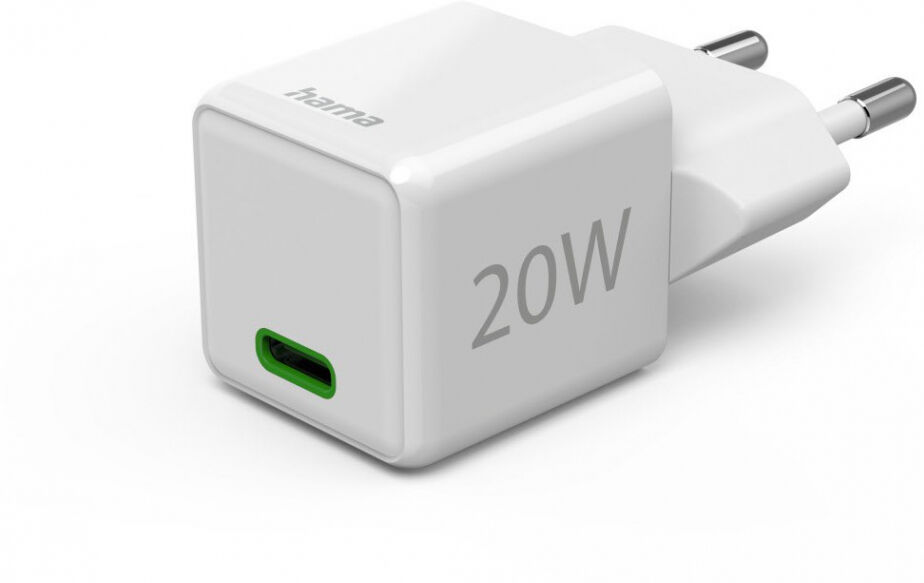 Hama Super mini-chargeur, USB-C, 20W, blanc  Dealpreis
