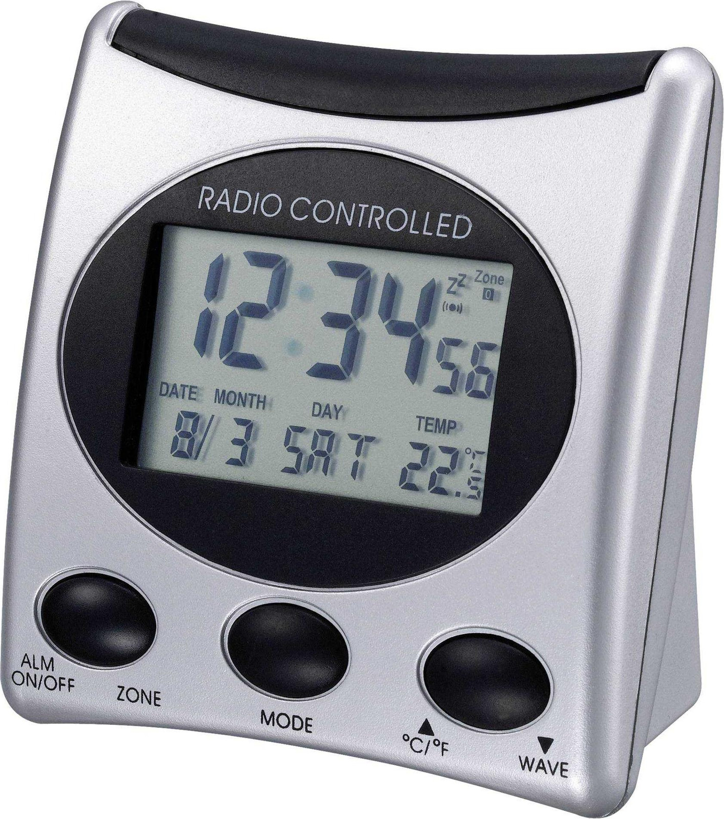 Technoline WT 221 radio-wekker in zilver