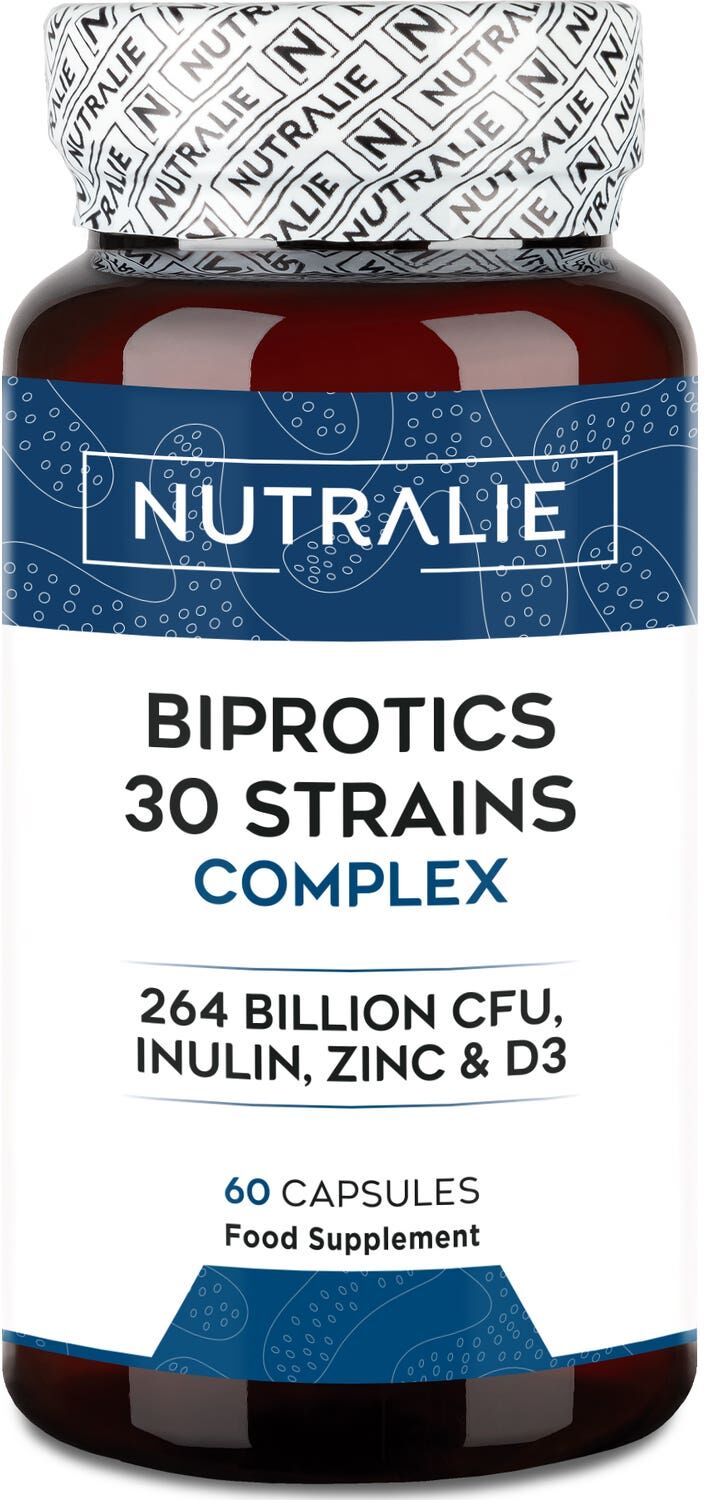 Nutralie Probióticos 30 Cepas 264 Billones UFC Biprotics 60caps