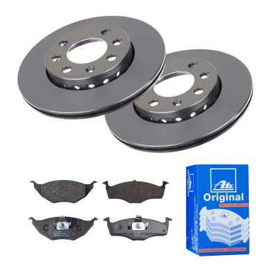 ATE Bremsensatz, Scheibenbremse 1420-22772 Vorderachse belüftet 239mm 15mm für VAG