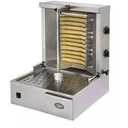 Stalgast ROLLER GRILL Elektro-Gyrosgrill, Kapazität 15 kg, Abmessung 580 x 660 x 695 mm (BxTxH)