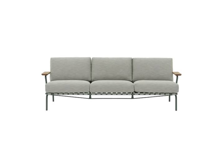 Muuto Settle 3-Sitzer Sofa Ribbed Weave 2 Dark green