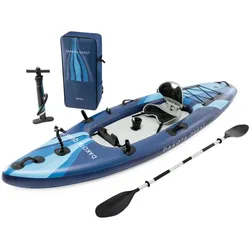 INTEX 68245NP Kajak Dakota Quest aufblasbar Sit On Top 160kg Zubehör Set Kayak