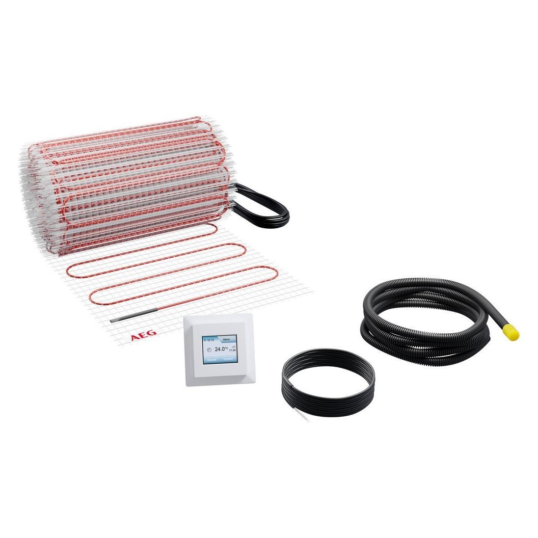 AEG Haustechnik Elektrische Fussbodenheizung, Heizmatte 5 m², 200 W/m², Turbo Thermo Boden TBS TC 200/5 (205815)