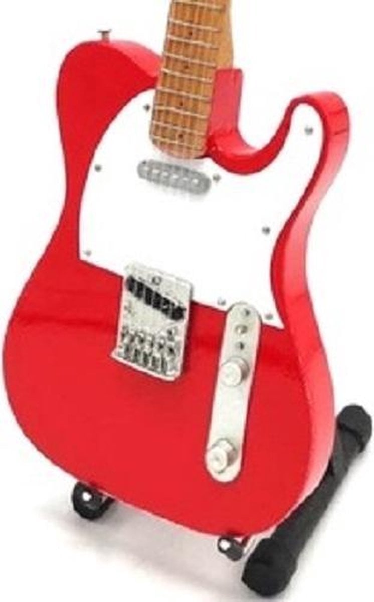 Miniatuur replica Fender Telecaster gitaar van Ronnie Wood - The Rolling Stones