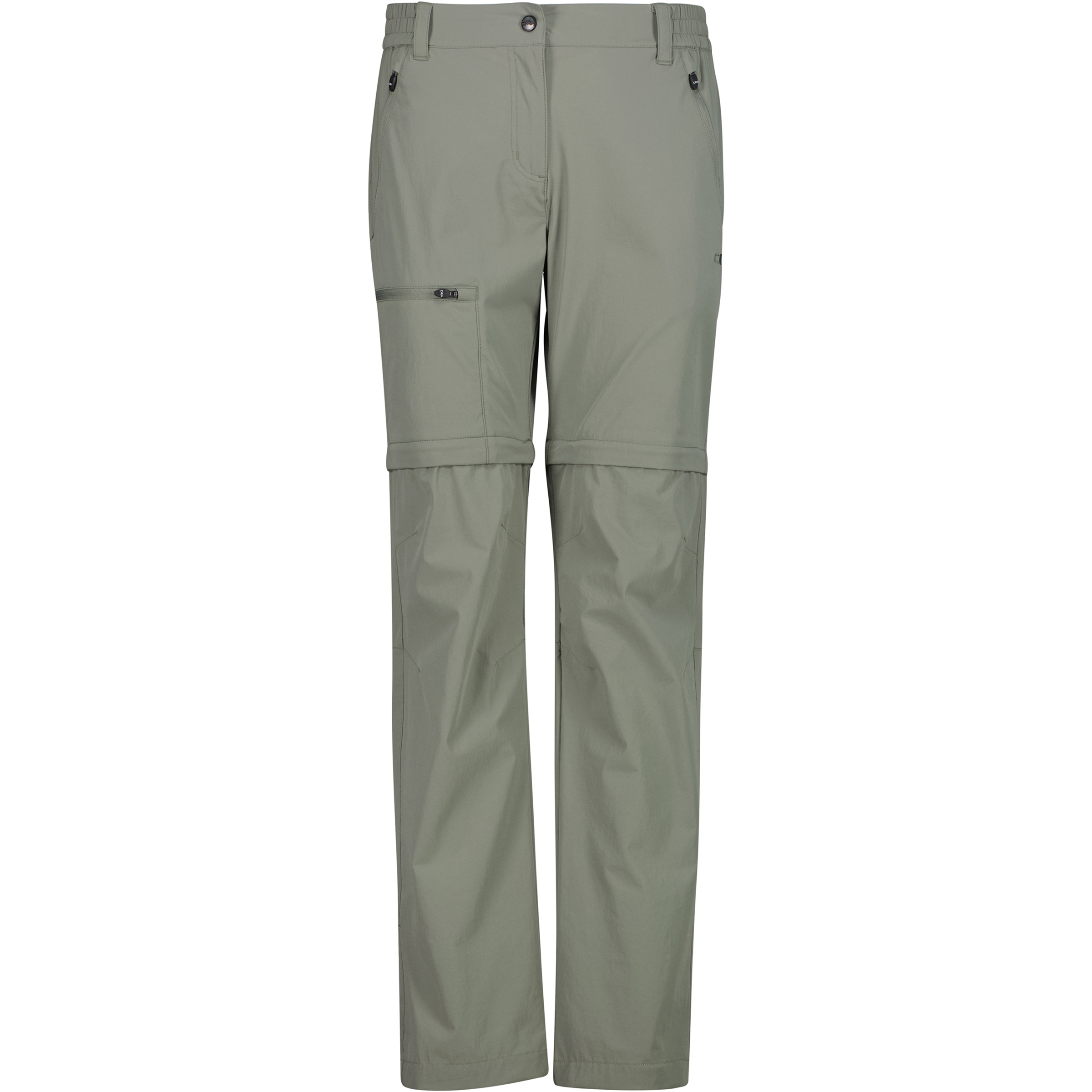 CMP Zip Off Hose Damen Zip-Hosen grau Größe XL Trekking Elastisch