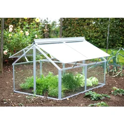 Vitavia Frühbeet "Gaia Jumbo",aluminium blank,Frühbeet (119 x 83 x 72 cm)