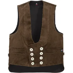 Zunftweste Trenkercord "EMIL" - 110 - olive