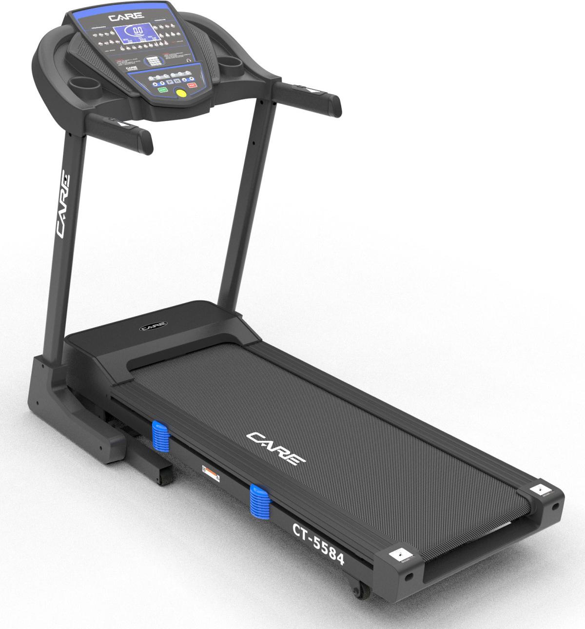 Care Fitness CT-5584-3, 125 kg, 1 km/h, 18 km/h, Kalorien, Distanz, Geschwindigkeit, Zeit, Schwarz, 3 - 9%